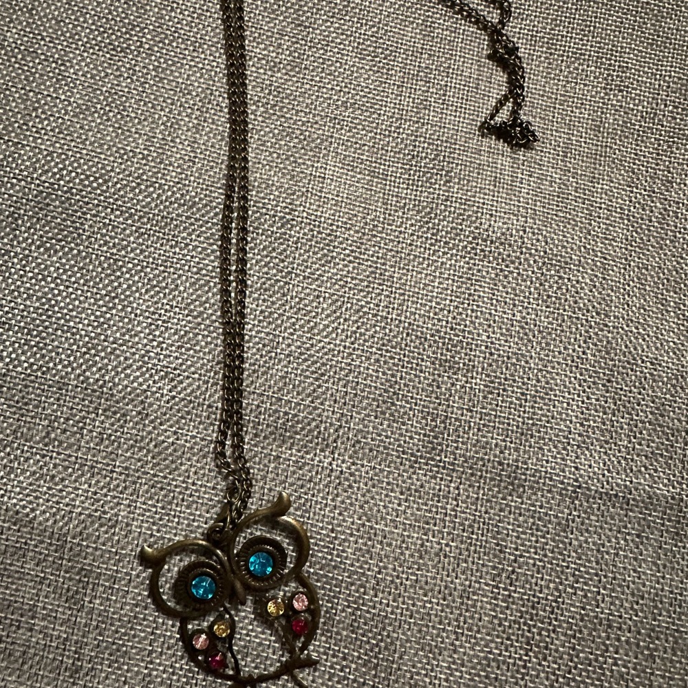 3-cute Owl necklaces 🦉